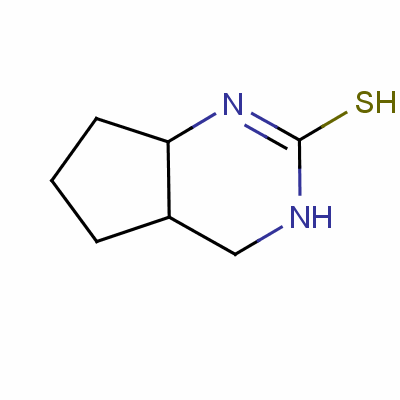 八氫-2H-環(huán)戊并嘧啶-2-硫酮結構式_51793-51-2結構式