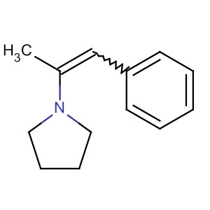 1-(1-甲基-2-苯基 乙烯)-吡咯烷結(jié)構(gòu)式_52201-28-2結(jié)構(gòu)式