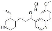 (3R-順式)-1-(6-甲氧基-4-喹啉)-3-(3-乙烯基-4-哌啶)-1-丙酮鹽酸鹽結構式_52211-63-9結構式