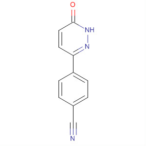 4-(6-氧代-1,6-二氫吡嗪-3-基)苯甲腈結構式_52240-10-5結構式
