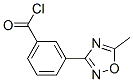 3-(5-甲基-1,2,4-噁二唑-3-基)苯甲酰氯結(jié)構(gòu)式_522646-39-5結(jié)構(gòu)式