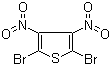 2,5-Dibromo-3,4-dinitrothiopheneStructure,52431-30-8Structure 2,5-Dibromo-3,4-dinitrothiophene Structure,52431-30-8Structure