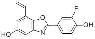 2-(3-氟-4-羥基苯基)-7-乙烯基-1,3-苯并惡唑-5-醇結(jié)構(gòu)式_524684-52-4結(jié)構(gòu)式