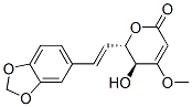 (5S)-6α-[(e)-2-(1,3-苯并二氧雜環(huán)戊烯l-5-基)乙烯]-5,6-二氫-5β-羥基-4-甲氧基-2H-吡喃-2-酮結(jié)構(gòu)式_52525-98-1結(jié)構(gòu)式