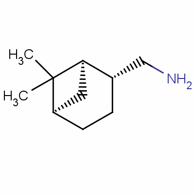 (1a,2a,5a)-6,6-二甲基-雙環(huán)[3.1.1]庚烷-2-甲胺結(jié)構(gòu)式_52580-60-6結(jié)構(gòu)式