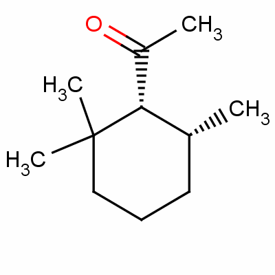 (1R-順式)-1-(2,2,6-三甲基環(huán)己基)乙酮結(jié)構(gòu)式_52612-42-7結(jié)構(gòu)式