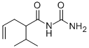 (2-Isopropylpent-4-enoyl)urea Structure,528-92-7Structure