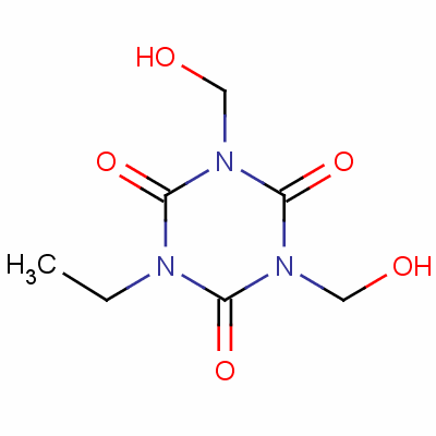 1-乙基-3,5-雙(羥基甲基)-1,3,5-三嗪-2,4,6(1h,3h,5h)-三酮結(jié)構(gòu)式_52977-50-1結(jié)構(gòu)式