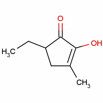 5-乙基-2-羥基-3-甲基-2-環(huán)戊烯-1-酮結構式_53263-58-4結構式