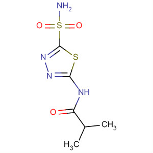N-[5-(氨基磺?；?-1,3,4-噻二唑-2-基]-2-甲基丙酰胺結(jié)構(gòu)式_53336-84-8結(jié)構(gòu)式
