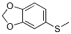 5-(甲基硫代)苯并[d][1,3]二氧代結(jié)構(gòu)式_5354-08-5結(jié)構(gòu)式