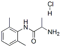(+)-2-氨基-n-(2,6-二甲基苯基)丙酰胺鹽酸鹽結(jié)構(gòu)式_53984-76-2結(jié)構(gòu)式