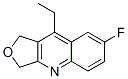 (9ci)-9-乙基-7-氟-1,3-二氫-呋喃并[3,4-b]喹啉結構式_540804-04-4結構式