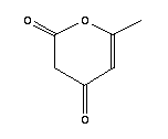 6-甲基吡喃-2,4-二酮結(jié)構(gòu)式_541-98-0結(jié)構(gòu)式