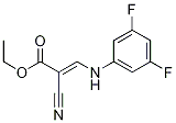 (E)-2-氰基-3-(3,5-二氟苯基氨基)丙烯酸乙酯結(jié)構(gòu)式_541505-10-6結(jié)構(gòu)式