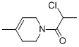 (9ci)-1-(2-氯-1-氧代丙基)-1,2,3,6-四氫-4-甲基-吡啶結(jié)構(gòu)式_54152-09-9結(jié)構(gòu)式