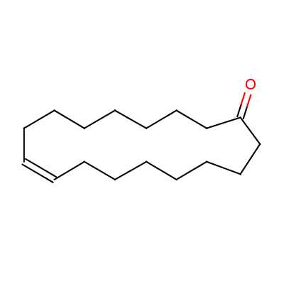 Cycloheptadec-9-en-1-one Structure,542-46-1Structure