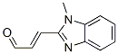 (2e)-(9ci)-3-(1-甲基-1H-苯并咪唑-2-基)-2-丙烯醛結(jié)構(gòu)式_545424-53-1結(jié)構(gòu)式