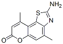 2-氨基-4,9-二甲基-7H-吡喃并[2,3-g]苯并噻唑-7-酮結(jié)構(gòu)式_546144-86-9結(jié)構(gòu)式