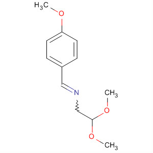 (E)-N-(4-甲氧基亞芐基)-2,2-二甲氧基乙胺結(jié)構(gòu)式_54879-50-4結(jié)構(gòu)式