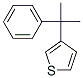 3-(1-甲基-1-苯基乙基)噻吩結(jié)構(gòu)式_54889-45-1結(jié)構(gòu)式