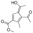 4-乙?；?3-(1-羥基亞乙基)-5-甲基-1,4-環(huán)戊二烯-1-羧酸甲酯結(jié)構(gòu)式_54889-94-0結(jié)構(gòu)式