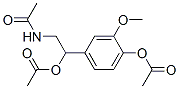 2-(乙酰基氨基)-1-[4-(乙?；趸?-3-甲氧基苯基]乙酸乙酯結(jié)構(gòu)式_54965-13-8結(jié)構(gòu)式