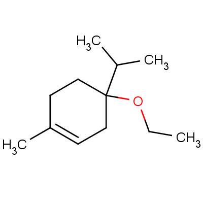4-乙氧基-4-(異丙基)-1-甲基環(huán)己烯結(jié)構(gòu)式_54982-76-2結(jié)構(gòu)式