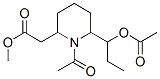 1-乙酰基-6-[1-(乙?；趸?丙基]哌啶-2-乙酸甲酯結構式_54984-46-2結構式