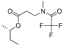 3-[甲基 (三氟乙酰基)氨基]丙酸 (s)-1-甲基丙酯結(jié)構(gòu)式_54986-71-9結(jié)構(gòu)式