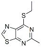 7-(乙基硫代)-5-甲基噻唑并[5,4-d]嘧啶結(jié)構(gòu)式_55030-64-3結(jié)構(gòu)式