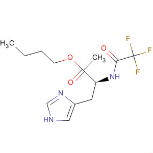 1-甲基-nα-(三氟乙?；?-l-組氨酸丁酯結構式_55145-65-8結構式