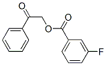 3-氟苯甲酸苯乙酮酯結(jié)構(gòu)式_55153-23-6結(jié)構(gòu)式
