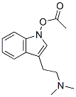 1-乙酰氧基-N,N-二甲基-1H-吲哚-3-乙胺結(jié)構(gòu)式_55191-09-8結(jié)構(gòu)式