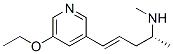 (2r,4e)-(9ci)-5-(5-乙氧基-3-吡啶)-n-甲基-4-戊烯-2-胺結(jié)構(gòu)式_552302-13-3結(jié)構(gòu)式