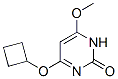 (9ci)-4-(環(huán)丁基氧基)-6-甲氧基-2(1H)-嘧啶酮結(jié)構(gòu)式_552880-95-2結(jié)構(gòu)式