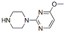 4-甲氧基-2-(1-哌嗪)嘧啶結(jié)構(gòu)式_55745-88-5結(jié)構(gòu)式