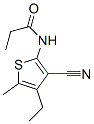 (9CI)-N-(3-氰基-4-乙基-5-甲基-2-噻吩)-丙酰胺結(jié)構(gòu)式_557779-34-7結(jié)構(gòu)式