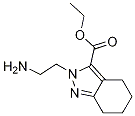 2-(2-氨基乙基)-4,5,6,7-四氫-2H-吲唑-3-羧酸乙酯結(jié)構(gòu)式_561299-63-6結(jié)構(gòu)式