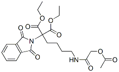 2-[4-[[(乙?；趸?乙?；鵠氨基]丁基]-2-(1,3-二氫-1,3-二氧代-2H-異吲哚-2-基)丙二酸二乙酯結(jié)構(gòu)式_56247-58-6結(jié)構(gòu)式