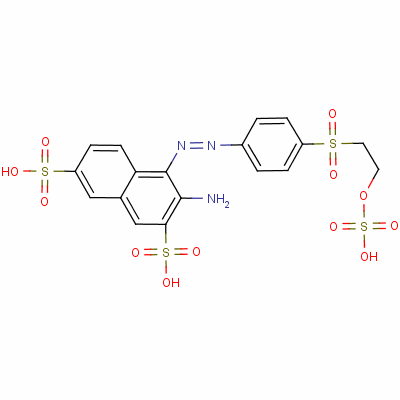 3-氨基-4-[[4-[[2-(磺基氧基)乙基]磺?；鵠苯基]偶氮]萘-2,7-二磺酸結(jié)構(gòu)式_56317-51-2結(jié)構(gòu)式