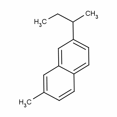 2-甲基-7-(1-甲基丙基)萘結構式_56564-73-9結構式