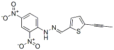 5-(1-丙炔)-2-噻吩甲醛 2,4-二硝基苯基 肼酮結(jié)構(gòu)式_56588-22-8結(jié)構(gòu)式