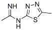 n-(5-甲基-1,3,4-噻二唑-2-基)-鹽酸乙脒結(jié)構(gòu)式_56684-77-6結(jié)構(gòu)式