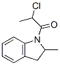 (9ci)-1-(2-氯-1-氧代丙基)-2,3-二氫-2-甲基-1H-吲哚結(jié)構(gòu)式_568566-38-1結(jié)構(gòu)式