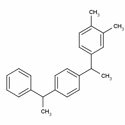 1-(1-苯基乙基)-4-[1-(3,4-二甲苯基)乙基]苯結(jié)構(gòu)式_56922-56-6結(jié)構(gòu)式