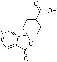 1’-氧代-螺[環(huán)己基-1,3’(1’H)-呋喃并[3,4-c]吡啶]-4-羧酸結(jié)構(gòu)式_569351-62-8結(jié)構(gòu)式