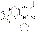 8-環(huán)戊基-6-乙基-2-(甲基磺?；?-吡啶并[2,3-d]嘧啶-7(8H)-酮結(jié)構(gòu)式_571189-26-9結(jié)構(gòu)式