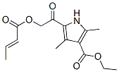 (9ci)-2,4-二甲基-5-[[(1-氧代-2-丁烯)氧基]乙?；鵠-1H-吡咯-3-羧酸乙酯結(jié)構(gòu)式_571923-60-9結(jié)構(gòu)式