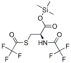 N,s-雙(三氟乙酰基)-l-半胱氨酸三甲基甲硅烷基酯結(jié)構(gòu)式_57207-35-9結(jié)構(gòu)式